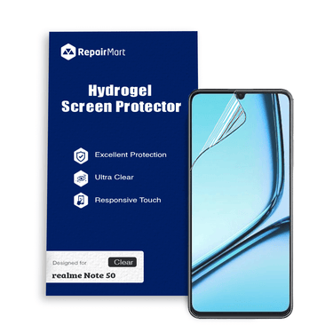 Realme Note 50 Compatible Premium Hydrogel Screen Protector With Full Coverage Ultra HD